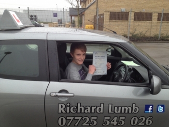 Just passed my driving test with Richard<br />
<br />
he is the best insructor around nice and friendly and always happy to help<br />
<br />
March 2013